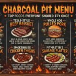 Charcoal Pit Menu